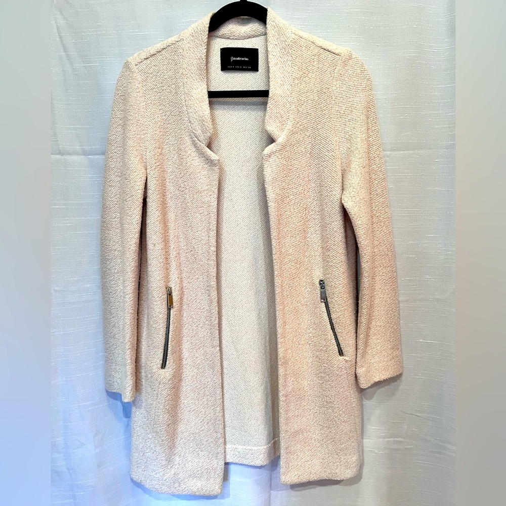 Stradivarius - Designed In Spain - Pink Duster Sz Small Soft Cotton